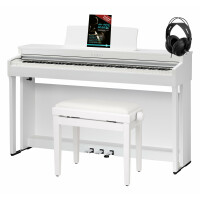 Kawai CN 201 W Digitalpiano Premium Weiß satiniert Set