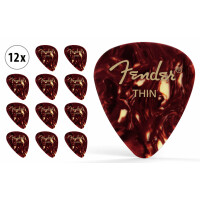 Fender 351 plectres thin lot de 12