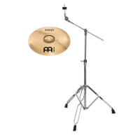 Meinl Classics Custom Brilliant 17" Medium Crash + Galgenbeckenständer SET