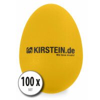 100x Kirstein ES-10Y Egg Shaker gelb Heavy Set