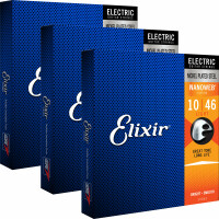 Elixir 12052 Electric Nanoweb Light 3x Set