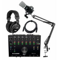 M-Audio AIR 192|14 USB Audio/MIDI Interface Podcast Set