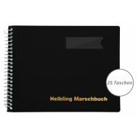 Helbling BMS25 Marschbuch schwarz 25 Taschen