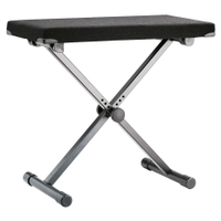 K&amp;M 14076 Keyboardbank schwarz Stoff  - Retoure (Zustand: sehr gut)