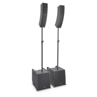 LD Systems CURV 500 PS Aktivanlage inkl. Distanzstange + Lautsprecherkabel  - 1A Showroom Modell (Zustand: wie neu, in OVP)
