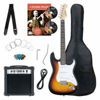 Rocktile Banger's Pack E-Gitarren Set, 8-teilig Sunburst - Retoure (Zustand: sehr gut)