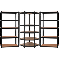 Stagecaptain Heavyrack Lager-Eckregal Extended Set Schwarz
