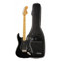 Squier Classic Vibe '70s Stratocaster HSS MN Black Gigbag Set