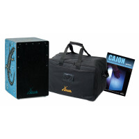 XDrum Design Series Cajon "Gecko" Set con borsa e guida (tedesco)