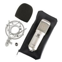 Pronomic CM-100S Studio Großmembranmikrofon inkl. Spinne & Windschutz Silber  - Retoure (Zustand: sehr gut) 