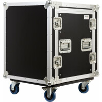 Proel SA12BLKM 12U/10U Combo Rack Case