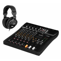 IMG Stageline MXR-60 USB Mixer mit Bluetooth Set