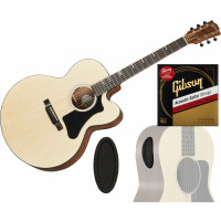 Gibson G-200 EC Natural Port Cover + Saiten Set