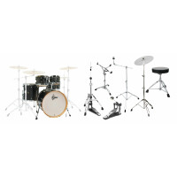 Gretsch CM1-E825-BS Catalina Maple Shellset Black Stardust Set inkl. Hardware