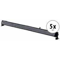 Showlite LED Stage Bar 216x 10 millimetri Barra Set 5 Pezzi