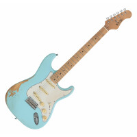 Rocktile Vinstage ST-RMGN E-Gitarre Bright Sky Blue - Retoure (Zustand: sehr gut)