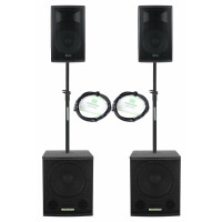 Pronomic Powerstage Economy 1510 2.2 sistema de sonido activo de 800 vatios