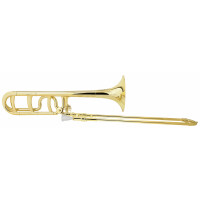 Classic Cantabile MardiBrass Kunststoff Bb/F-Quartposaune gold - Retoure (Zustand: sehr gut)