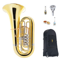 Lechgold BT-18/4L Sib-Tuba laccata Deluxe Set