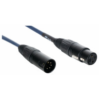 Pronomic Stage 3F5M-0.2 DMX Cable adaptador 3-pines hembra a 5-pines macho 20 cm