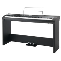 Classic Cantabile SP-150 BK Stagepiano schwarz Komplett Set inkl. Ständer