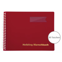 Helbling BMR30 Marschbuch rot 30 Taschen