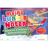 Meine bunten Noten für Glockenspiel (Weihnachten)