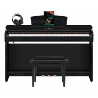 Yamaha CLP-725 B Digitalpiano Schwarznuss Set