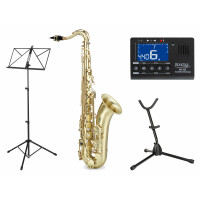 Classic Cantabile TS-450 saxophone ténor brossé en Sib SET