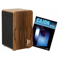 Schlagwerk CP4905 Cajon La Perú EVO Walnut Deluxe Set inkl. Cajonschule