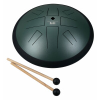 Sela Melody Tongue Drum 10" C Golden Gate Dark Green