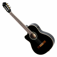 Ortega RCE145LBK Family Series Pro Akustikgitarre - 1A Showroom Modell (Zustand: wie neu, in OVP)