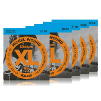 D'Addario EXL140 Light Top/Heavy Bottom - 5er Pack