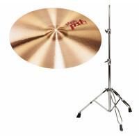 Paiste PST 7 18" Thin Crash + Beckenständer Set