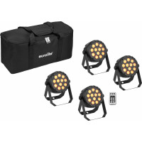 Eurolite 4x LED PARty Spot Silent RGB/WW Set mit Softbag und Fernbedienung - Retoure (Zustand: gut)