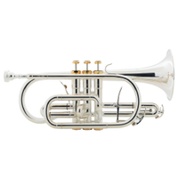Lechgold Supreme CR-18S Bb-Kornett versilbert  - Retoure (Zustand: gut)