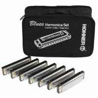 Hohner Starter Set Blues Harmonika 7x im Etui