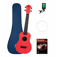 Flight TUC35 Red Travel Konzert Ukulele Set