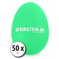 50x Kirstein ES-10G Egg Shaker grün Medium-Heavy Set