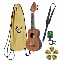 Ortega K2-MAH-L Keiki Lefthand Sopran Ukulele Pack