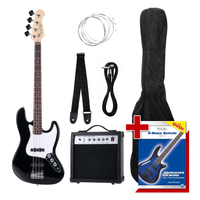Rocktile Groover's Pack JB E-Bass Black  - Retoure (Zustand: sehr gut) 