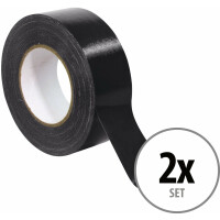 Stagetape Gaffa Tape Pro 48mm x 50m 2er Pack Schwarz