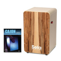 Sela CaSela Pro Cajon Satin Nuss Set inkl. Cajonschule