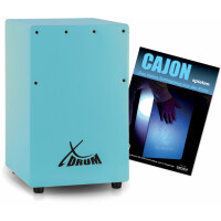 XDrum KC-37B Cajon per bambini, blu e guida (in tedesco)