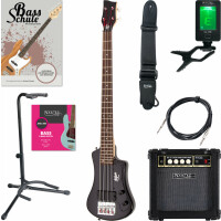 Höfner Shorty E-Bass Black Starter Set