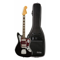 Squier Classic Vibe '70s Jaguar LRL Black Gigbag Set