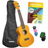 Cascha Linde Sopran Ukulele Set Gelb