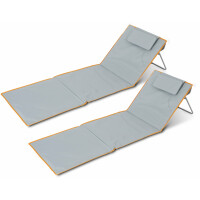 Matelas de plage Stagecaptain BM-160 GY "Layla 2x Set