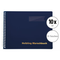 Helbling BMB15 Marschbuch blau 15 Taschen 10x Set