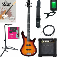 Ibanez GSR180-BS E-Bass Brown Sunburst Starter Set